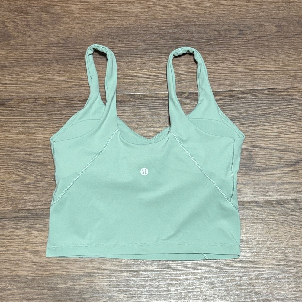 lululemon athletica Light Green Tank Top